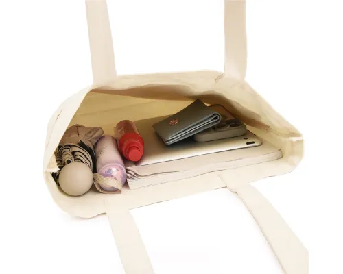 Сумка для покупок JETTA с карманами 325 г/м², натуральная