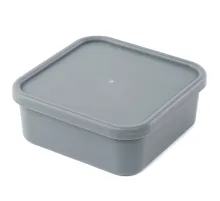 Ланчбокс (контейнер для еды) Squarebox, серый