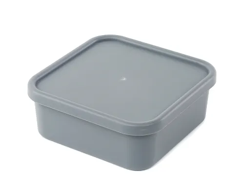 Ланчбокс (контейнер для еды) Squarebox, серый