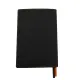 Ежедневник A5 недатированный Efemero в мягком переплёте, черно-оранжевый