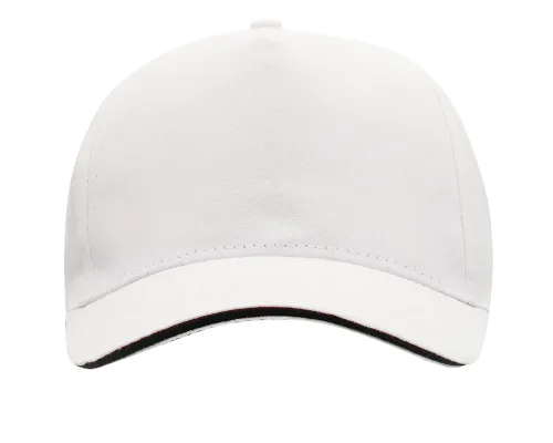 Бейсболка 5-панельная ERIS, Белый