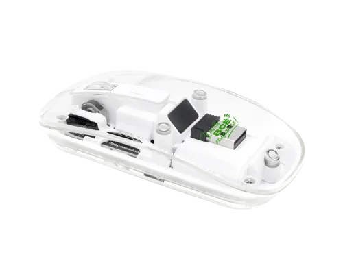 Мышь компьютерная беспроводная прозрачная Limpid, белый Мышь компьютерная беспроводная прозрачная Limpid, белый