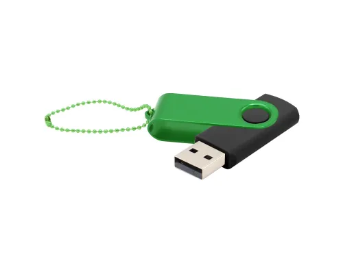 Флешка Designer To Go 2.0 USB 16Gb, черный/зеленый