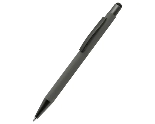 Ручка металлическая Story софт-тач, серая