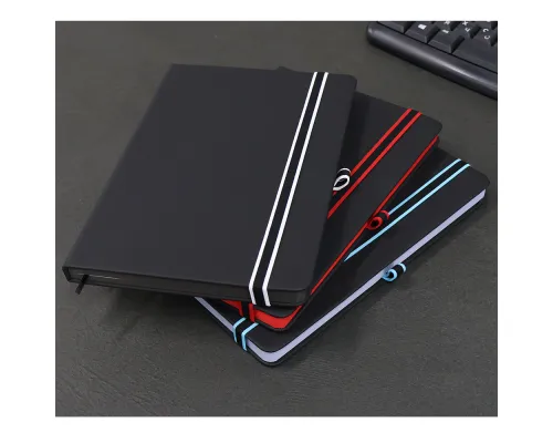 Ежедневник A5 недатированный Sir Lewis в твёрдом переплёте, белый кант