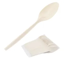 Набор 50 шт ложка из кукурузного крахмала, 7 дюймов (17,5 см)