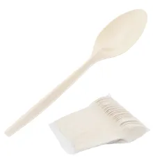 Набор 50 шт ложка из кукурузного крахмала, 7 дюймов (17,5 см)