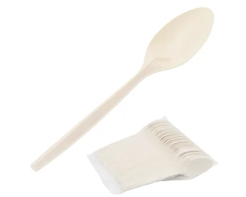 Набор 50 шт ложка из кукурузного крахмала, 7 дюймов (17,5 см)