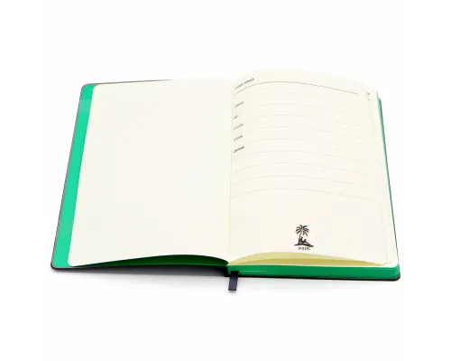 Ежедневник A5 недатированный Carisma в мягком переплёте, зеленый