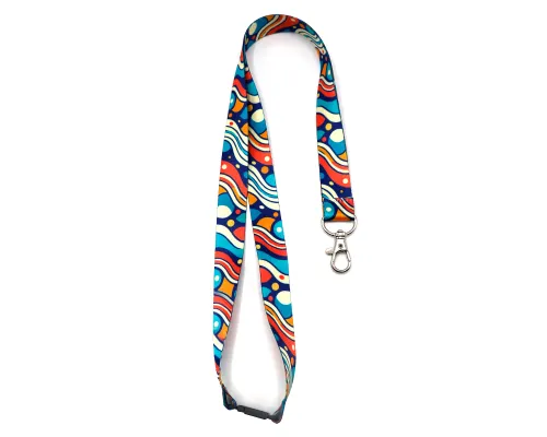 Ланъярд полноцветный Флип с карабином и замком безопасности, 20 мм