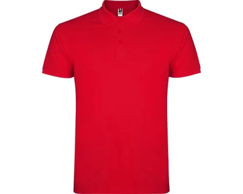 Футболка поло STAR мужская, КРАСНЫЙ 3XL