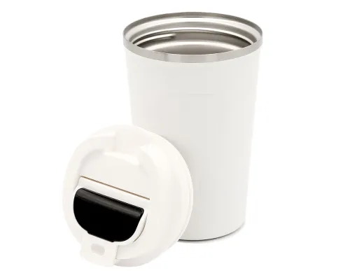 Термокружка Moon с дисплеем, 380мл, белая