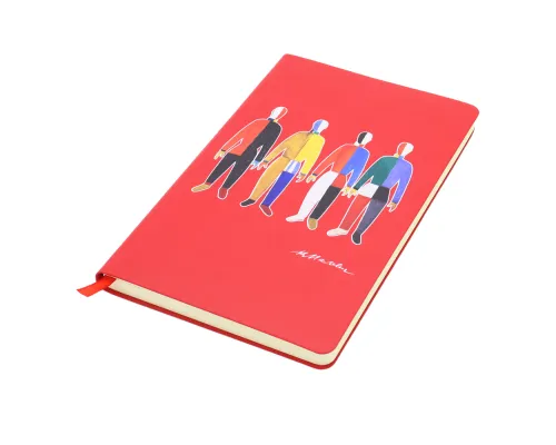 Блокнот A5 Molto в мягком переплёте, красный