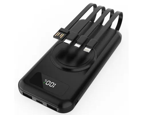 Внешний аккумулятор Authority с беспроводной зарядкой (5W), 10000 mAh, чёрный