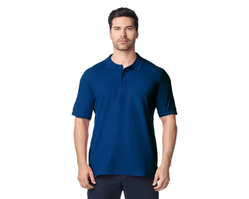 Футболка поло PREMIUM COTTON ADULT DOUBLE PIQUE, МОРСКОЙ СИНИЙ S