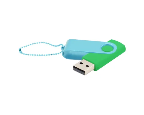 Флешка Designer To Go 2.0 USB 16Gb, зеленый/бирюзовый
