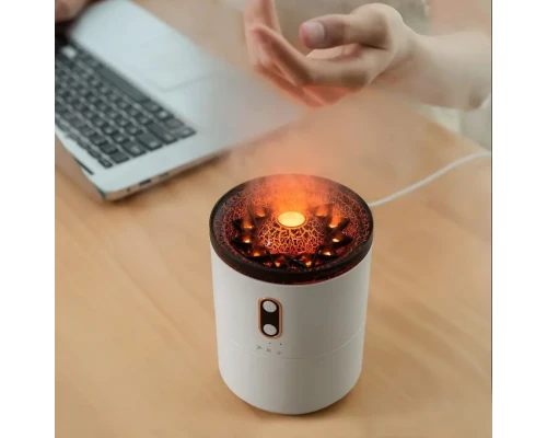 Светодиодный USB увлажнитель Volcano, белый