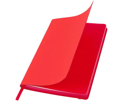 Ежедневник A5 недатированный Dante в мягком переплёте софт-тач, красный