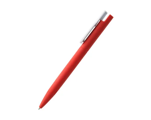 Ручка пластиковая Mira Soft софт-тач, красная