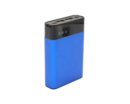 Внешний аккумулятор в металлическом корпусе Apria, 10000 mAh, синий
