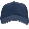 Бейсболка 5-панельная ERIS, Морской синий