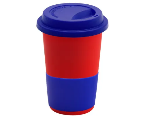 Кружка Magic To Go, красный/тёмно-синий