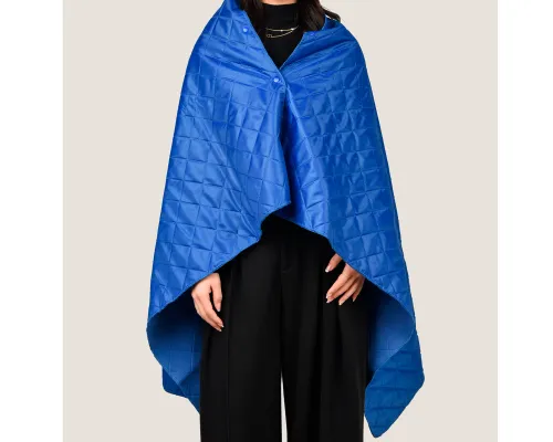 Плед PONCHO, синий