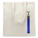 Сумка для покупок LUMISSA 325 г/м² с ремувкой, натуральный/синий