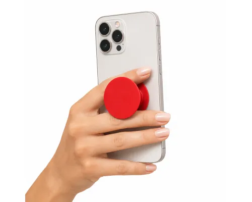 Подставка-держатель для телефона PopSocket, красный