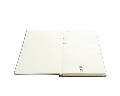 Ежедневник A5 недатированный Franco в мягком переплёте, бутылочно-зеленый