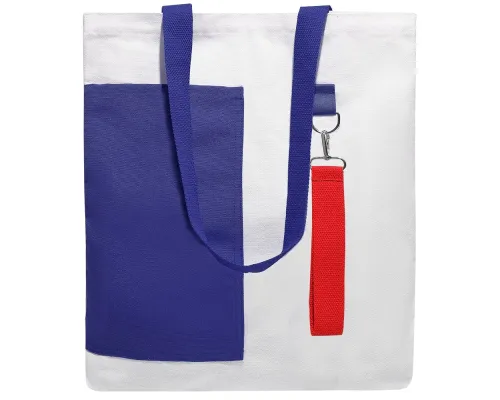 Сумка для покупок BANSHEE TO GO 325 г/м², синяя/красная