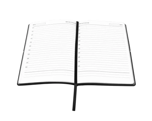 Ежедневник A5 недатированный Massimo в мягком переплёте, черный