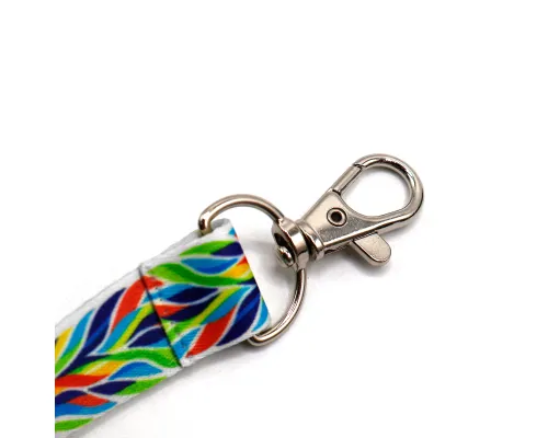 Ланъярд полноцветный Флоу с карабином, 20 мм