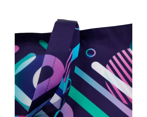 Сумка для покупок Бэгис с полноцветной печатью, длина ручек 50 см