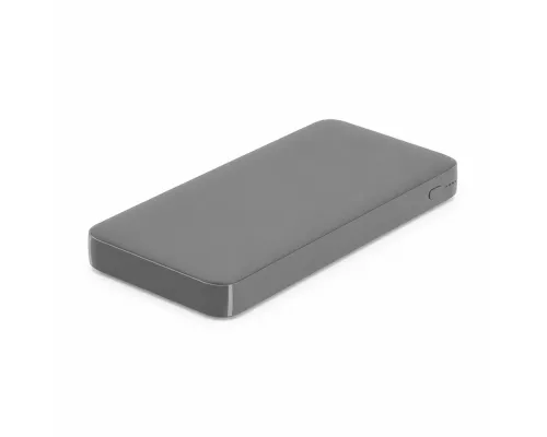 Внешний аккумулятор Polus, 10000 Mah, софт-тач покрытие, серый