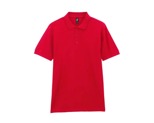 Футболка поло PREMIUM COTTON ADULT DOUBLE PIQUE, КРАСНЫЙ S