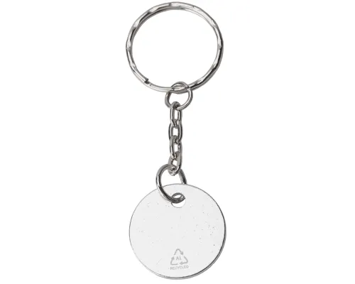 Брелок из переработанного алюминия Salvage, серебро