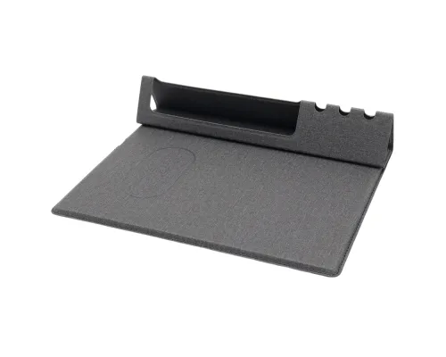 Коврик для мышки с беспроводной зарядкой Rolter, серый