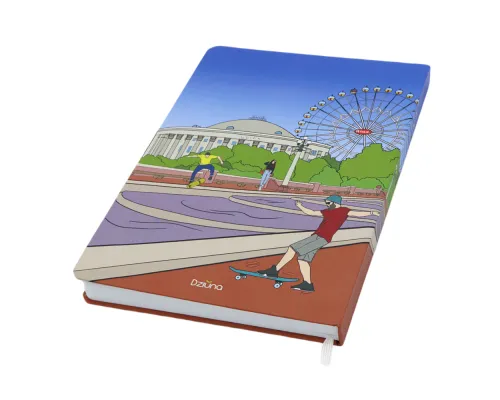 Записная книжка A5 Dziuna Театр в клетку 15,5 x 21 см