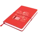 Блокнот A5 Veles в твёрдом переплёте, красный