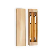 Набор ручек и карандашей из бамбука KIOTO, Дерево