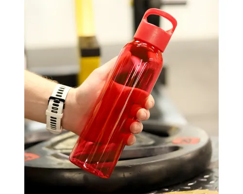 Бутылка пластиковая для воды Sportes, красная