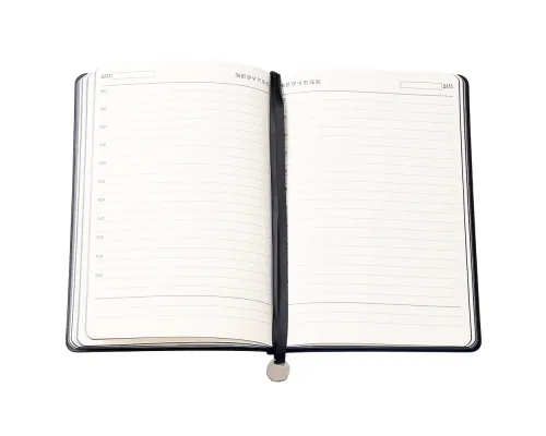 Ежедневник A5 недатированный Impero в мягком переплёте, черный