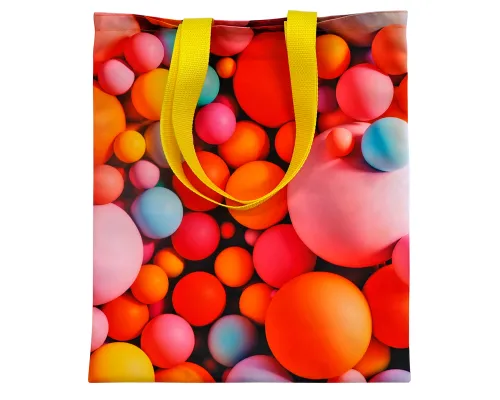 Сумка для покупок Кэди с полноцветной печатью, длина ручек 50 см