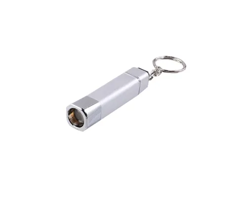 Брелок-фонарик Korel, серебристый