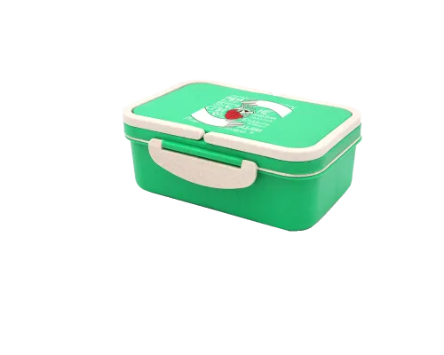 Ланчбокс (контейнер для еды) Inar из пшеничного волокна, зелёный