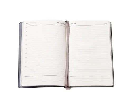 Ежедневник A5 недатированный Impero в мягком переплёте, темно-серый