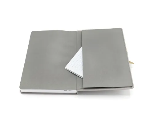 Блокнот A5 Veles в твёрдом переплёте, серый