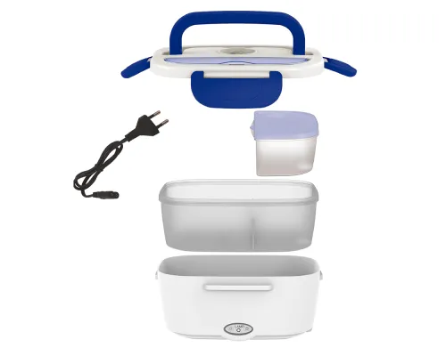 Ланчбокс с подогревом Yummybox, синий Ланчбокс с подогревом Yummybox, синий