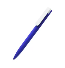 Ручка пластиковая Mira Soft софт-тач, синяя